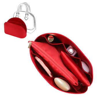 Silky Purse Insert Organizer 3 Set for Alma Bags, Silk Touch Bag Organizer, Luxury Handbag Shaper,Lightweight