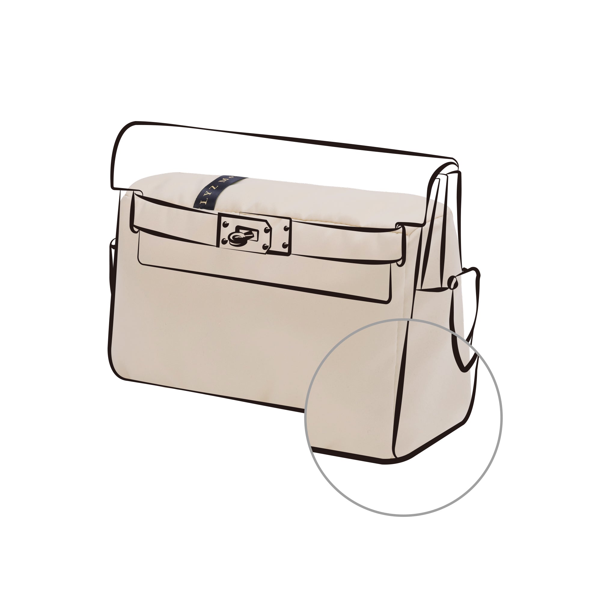 Purse Pillow Insert for Hermes Kelly Bags, Velvet Bag Shaper, Superior Resilience, Exclusively for So Kelly/ Kelly Ado/ Kelly Messenger/ Kelly Elan/ Shoulder Kelly/ Kelly Doll