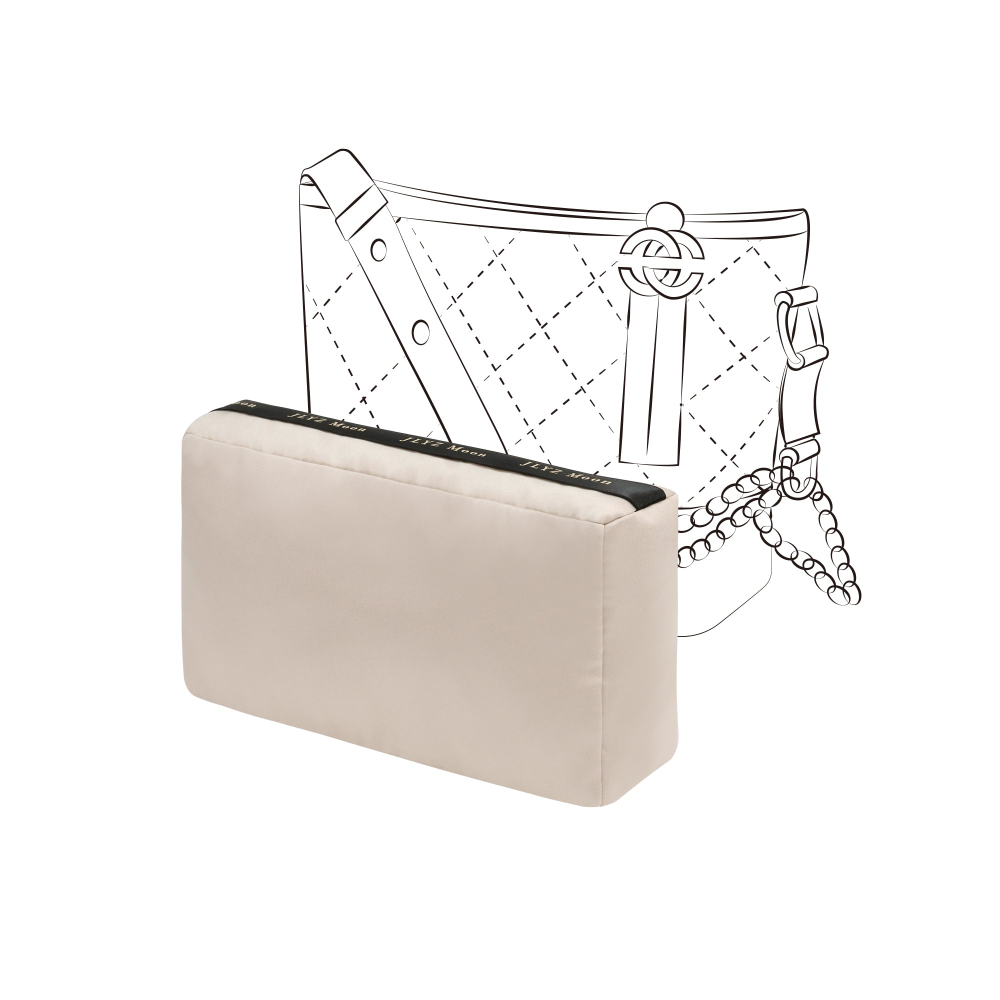 Shaper for Chanel 19/ Gabrielle Bag, Velvet Bag Pillow Shapers for Luxury Tote & Purse