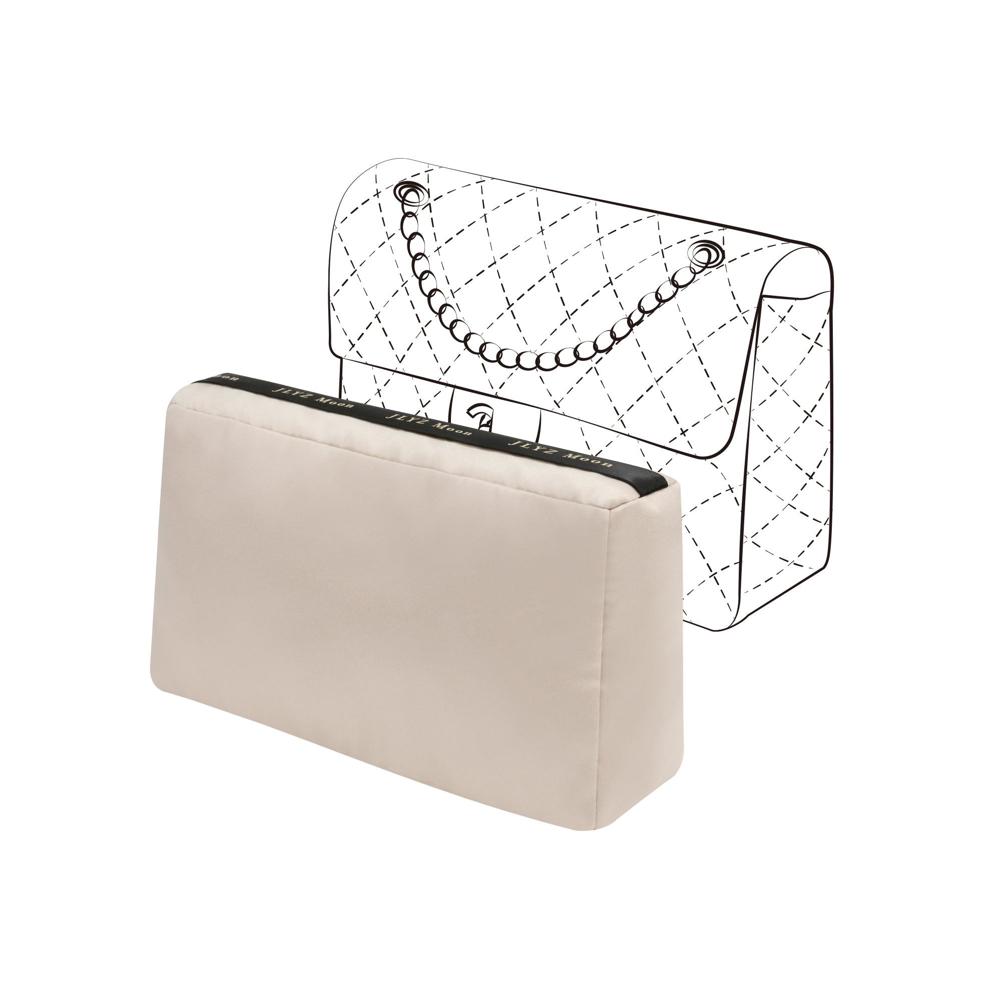 Shaper for CF Bag, Velvet Bag Pillow Shapers for Luxury Tote & Purse