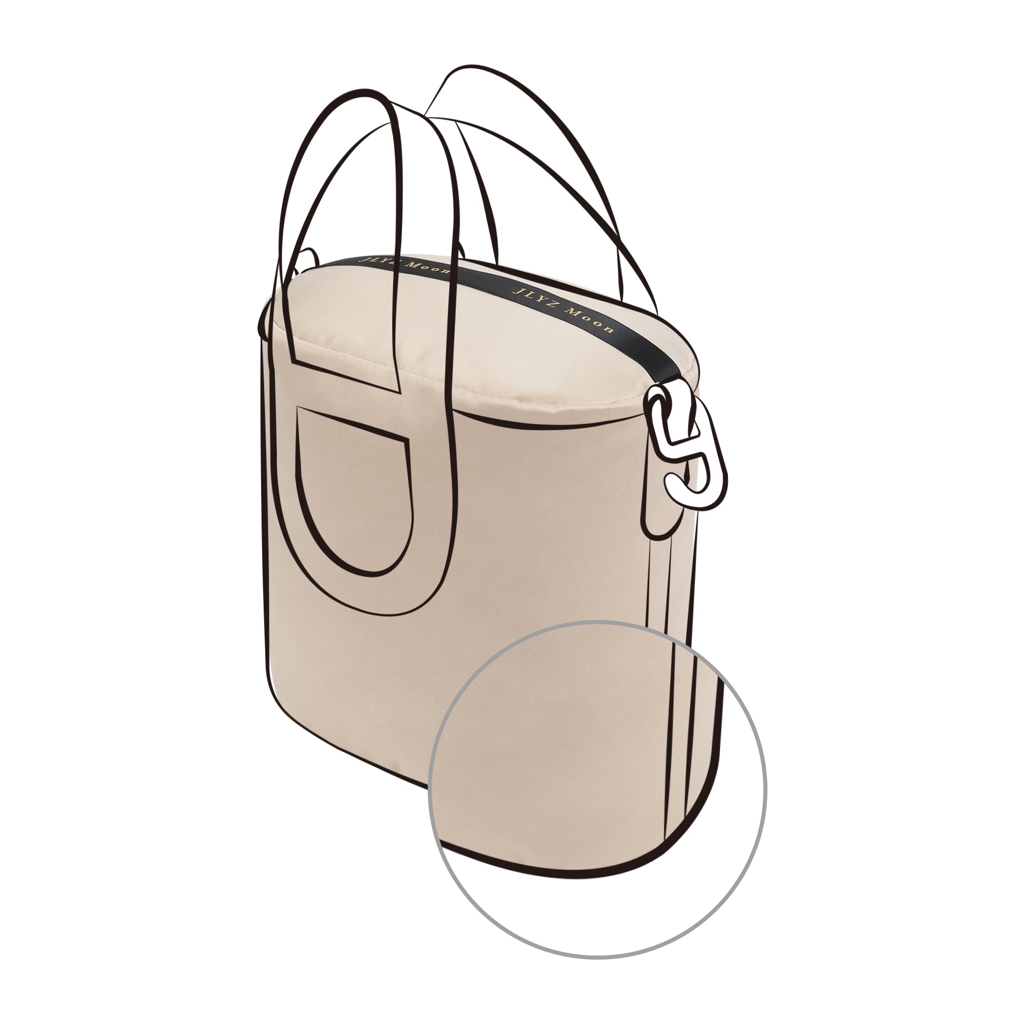 Shaper for Picotin/In-The-Loop Bag, Velvet Bag Pillow Shapers for Luxury Tote&Purse, Superior Resilience