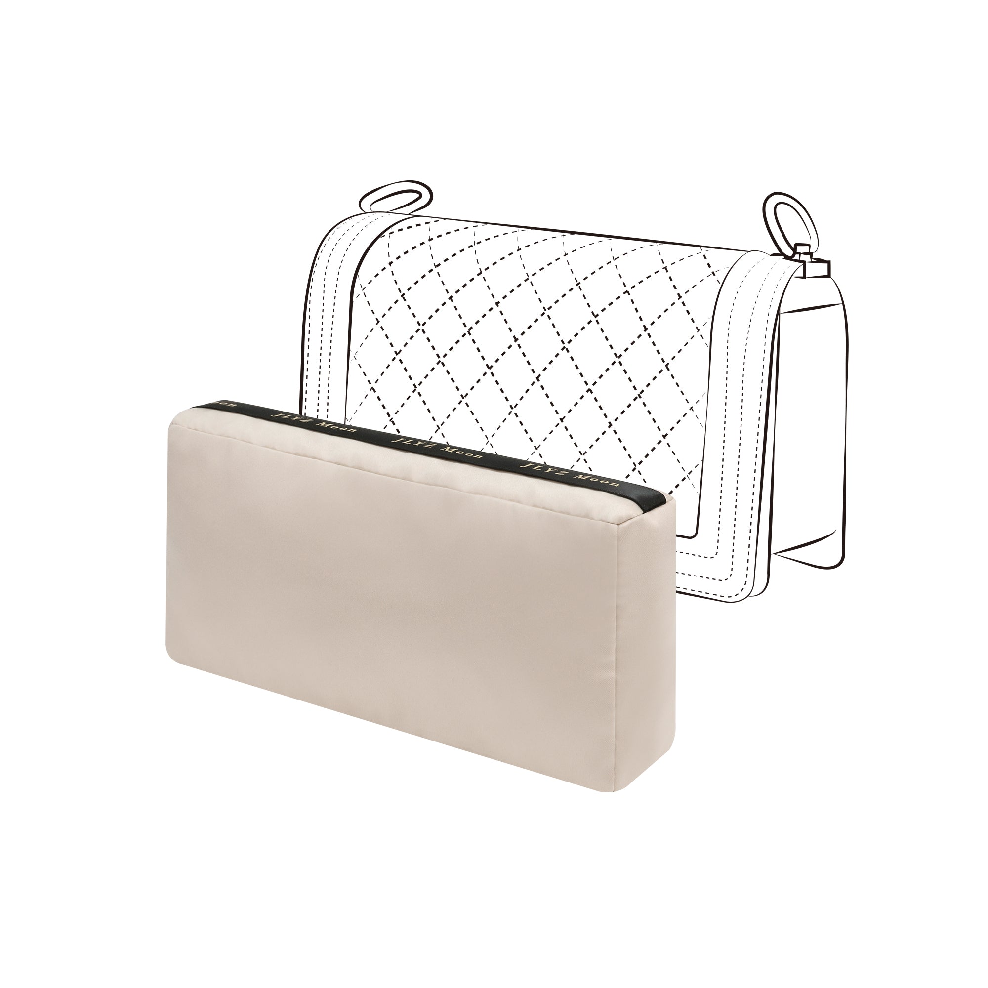 Shaper for Chanel 2.55/ Leboy/ Gabrielle Backpack/ Diana Bag, Velvet Bag Pillow Shapers for Luxury Tote & Purse