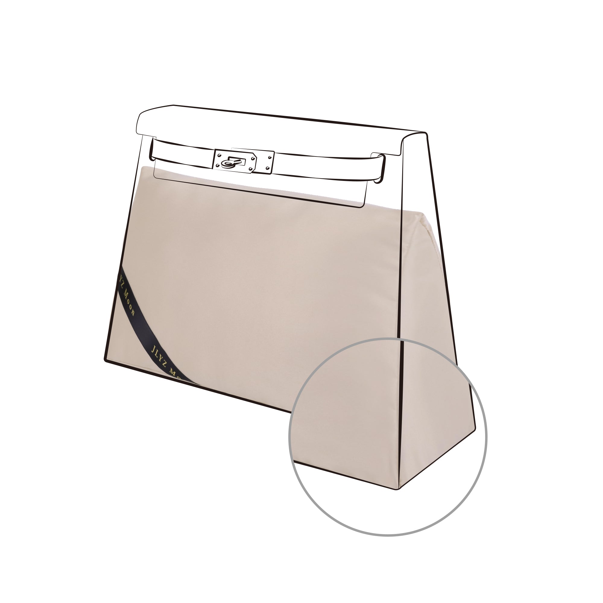 Purse Pillow Insert for Hermes Kelly Bags, Velvet Bag Shapers, Superior Resilience, Exclusively for Kelly Bag