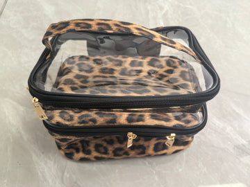 FJFANJI Cosmetic bags sold empty, Makeup Bags Portable Waterproof Travel Toiletry Bags Organizer