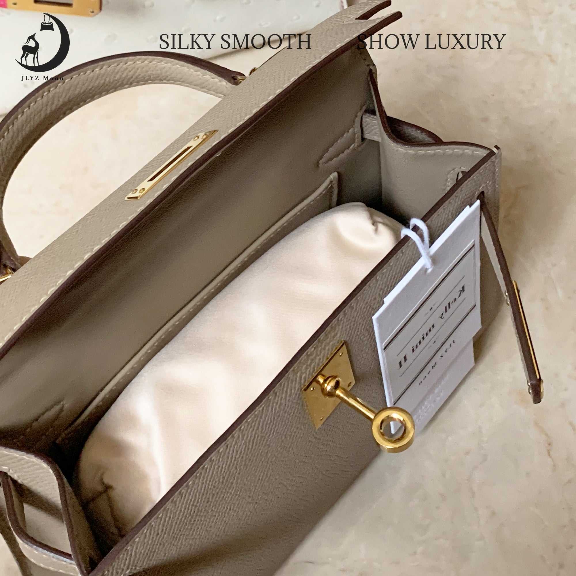 Pillow Insert for Halzan Bag, Velvet Bag Pillow Shapers for Luxury Handbag, Superior Resilience, Exclusively for Halzan Bag