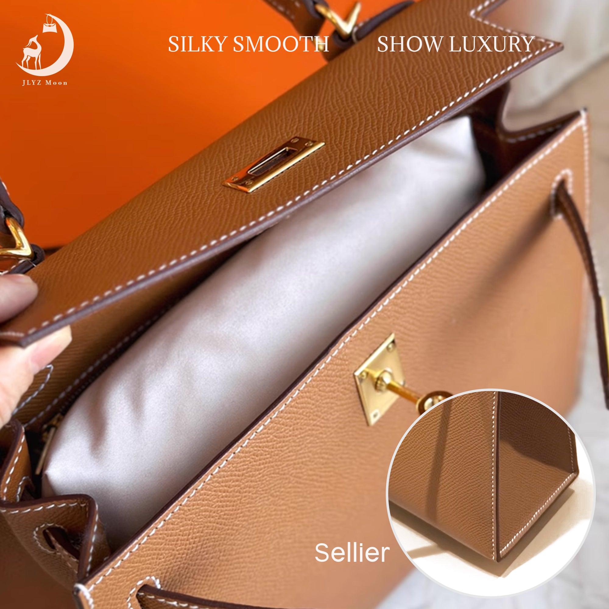 Purse Pillow Insert for Hermes Kelly Bags, Velvet Bag Shapers, Superior Resilience, Exclusively for Kelly Bag