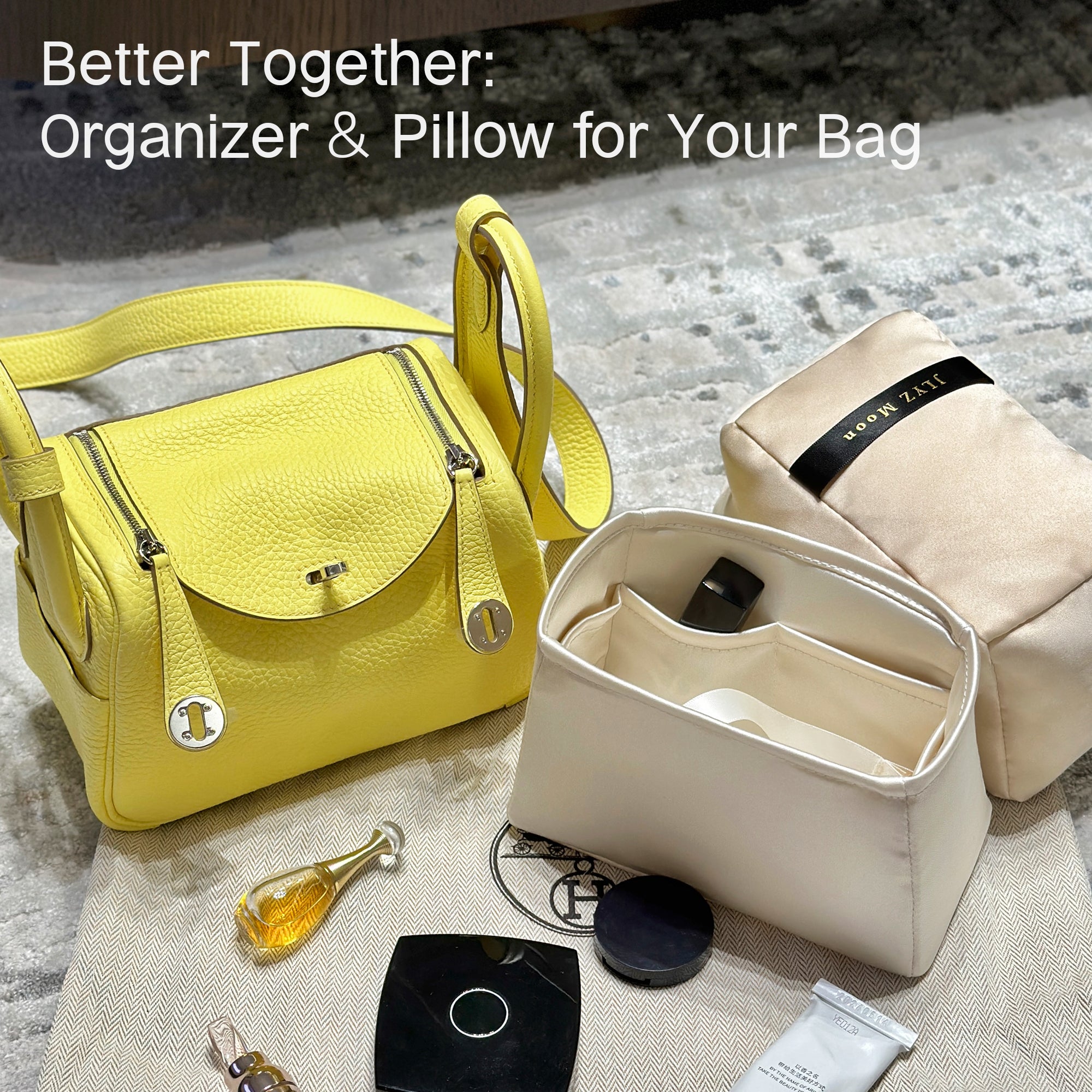 Purse Shaper for Lindy Bags, Velvet Bag Pillow Inserts Compatible with Hermes Lindy, Superior Resilience, Exclusively for Lindy Bag