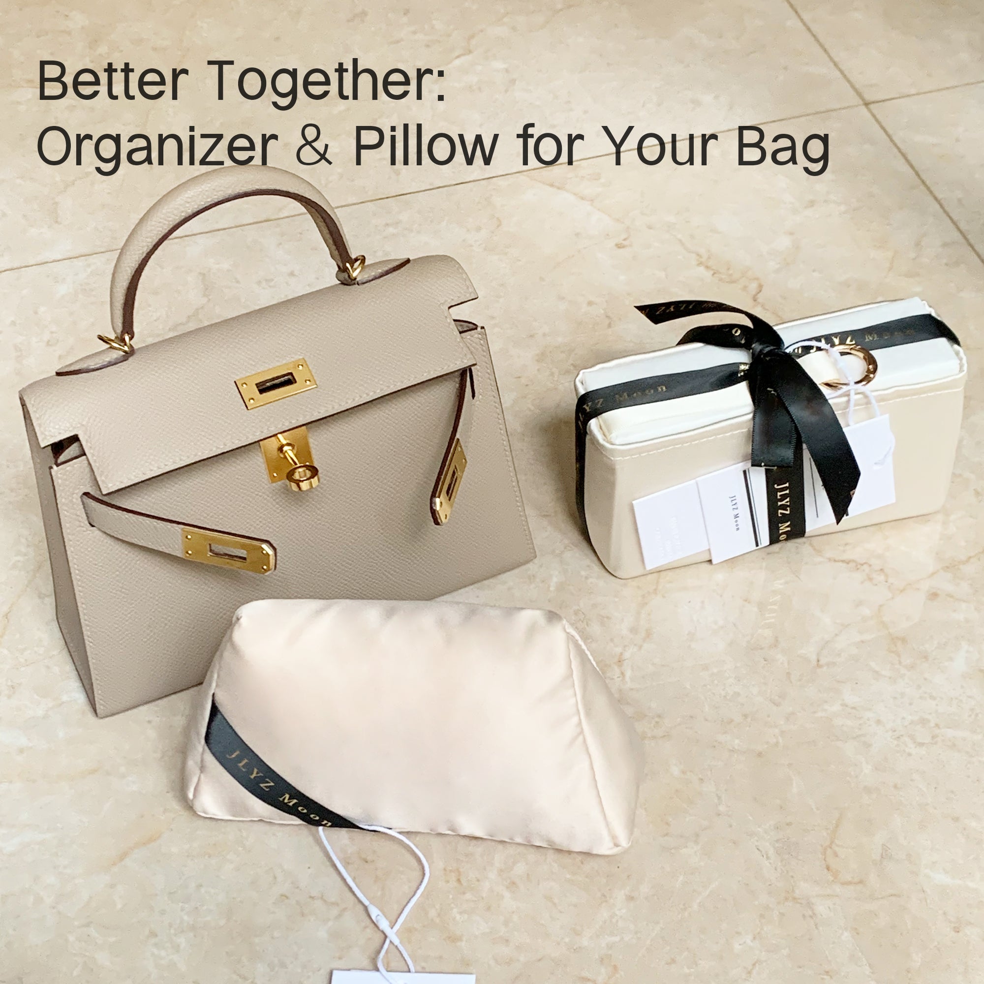 Pillow Insert for Halzan Bag, Velvet Bag Pillow Shapers for Luxury Handbag, Superior Resilience, Exclusively for Halzan Bag