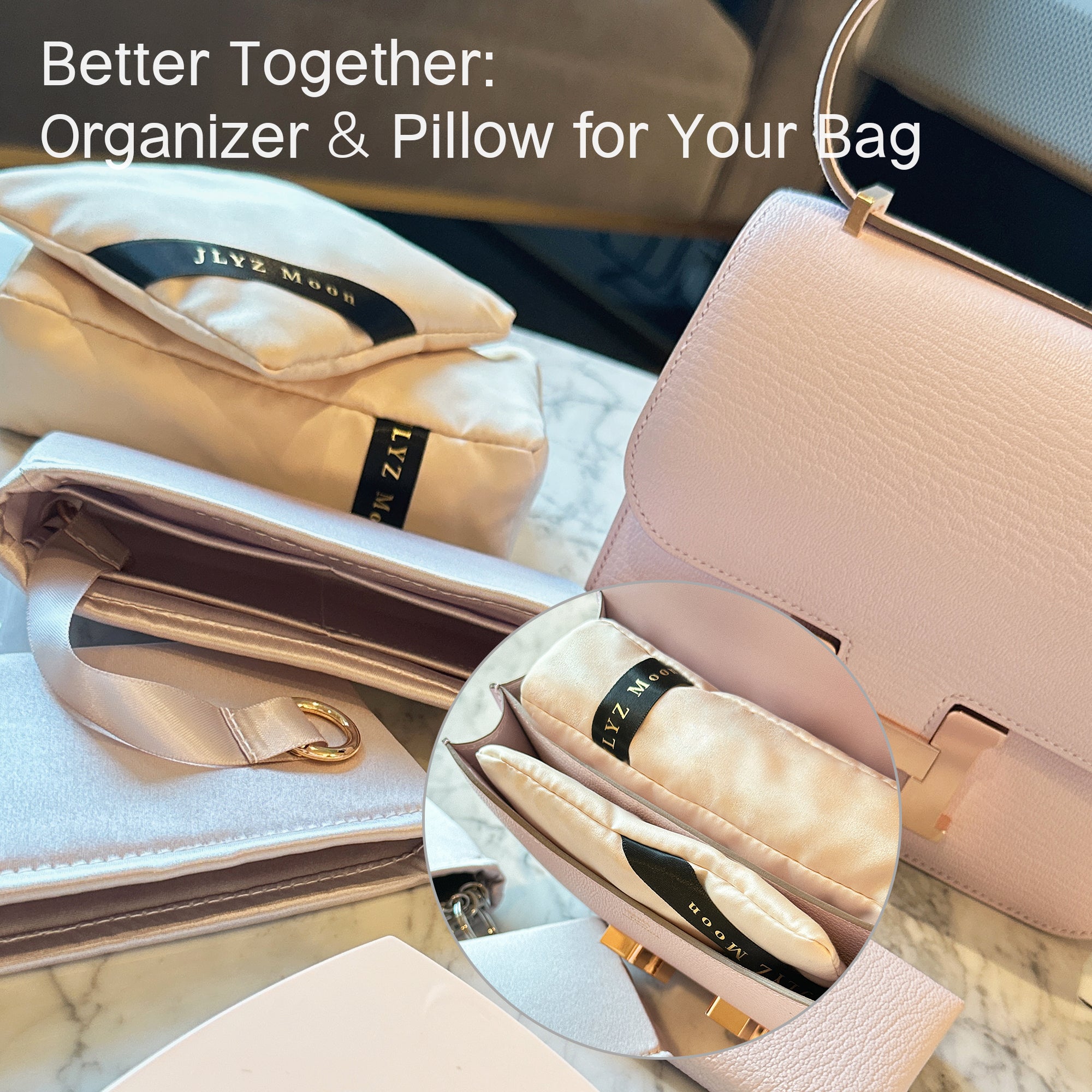 Purse Pillow for Constance/Roulis Bags, Velvet Bag Shaper Compatible with Hermes Constance, Superior Resilience