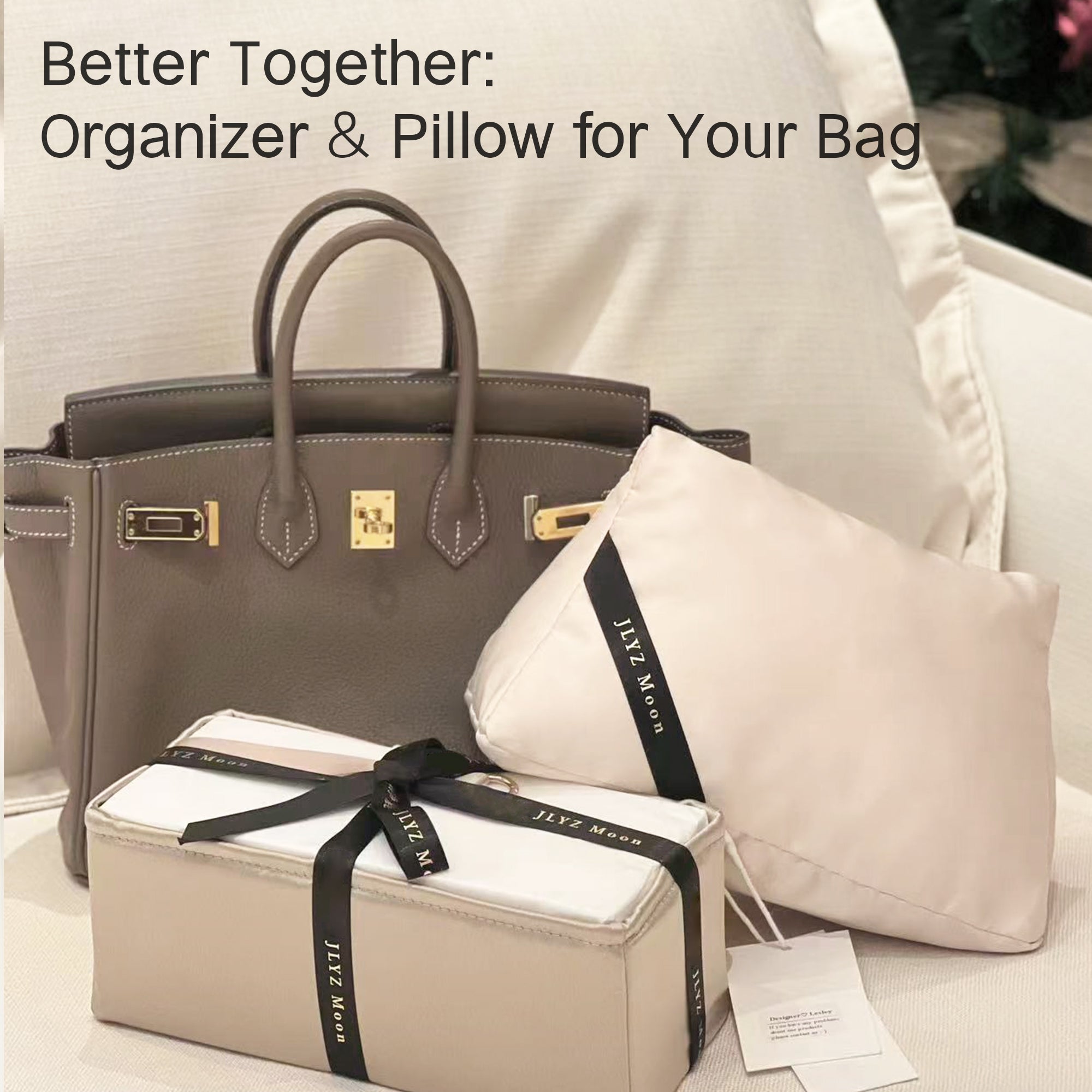 Purse Pillow Insert for Hermes Birkin Bags, Velvet Bag Shaper, Superior Resilience, Exclusively for Birkin Bag