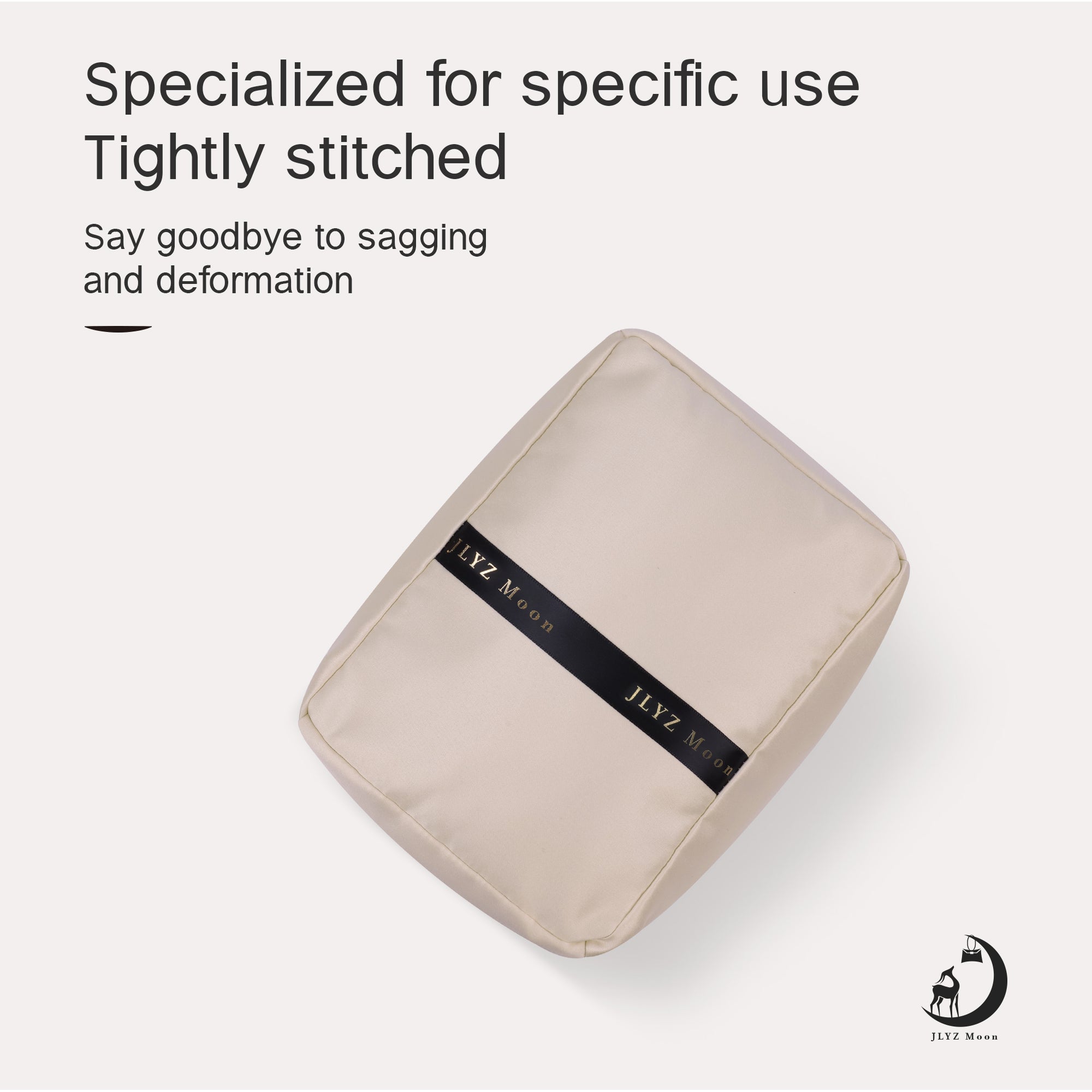 JLYZ Moon Shaper for Picotin Bag, Velvet Bag Pillow Shapers for Luxury Tote&Purse, Superior Resilience, Exclusively for Picotin Bag
