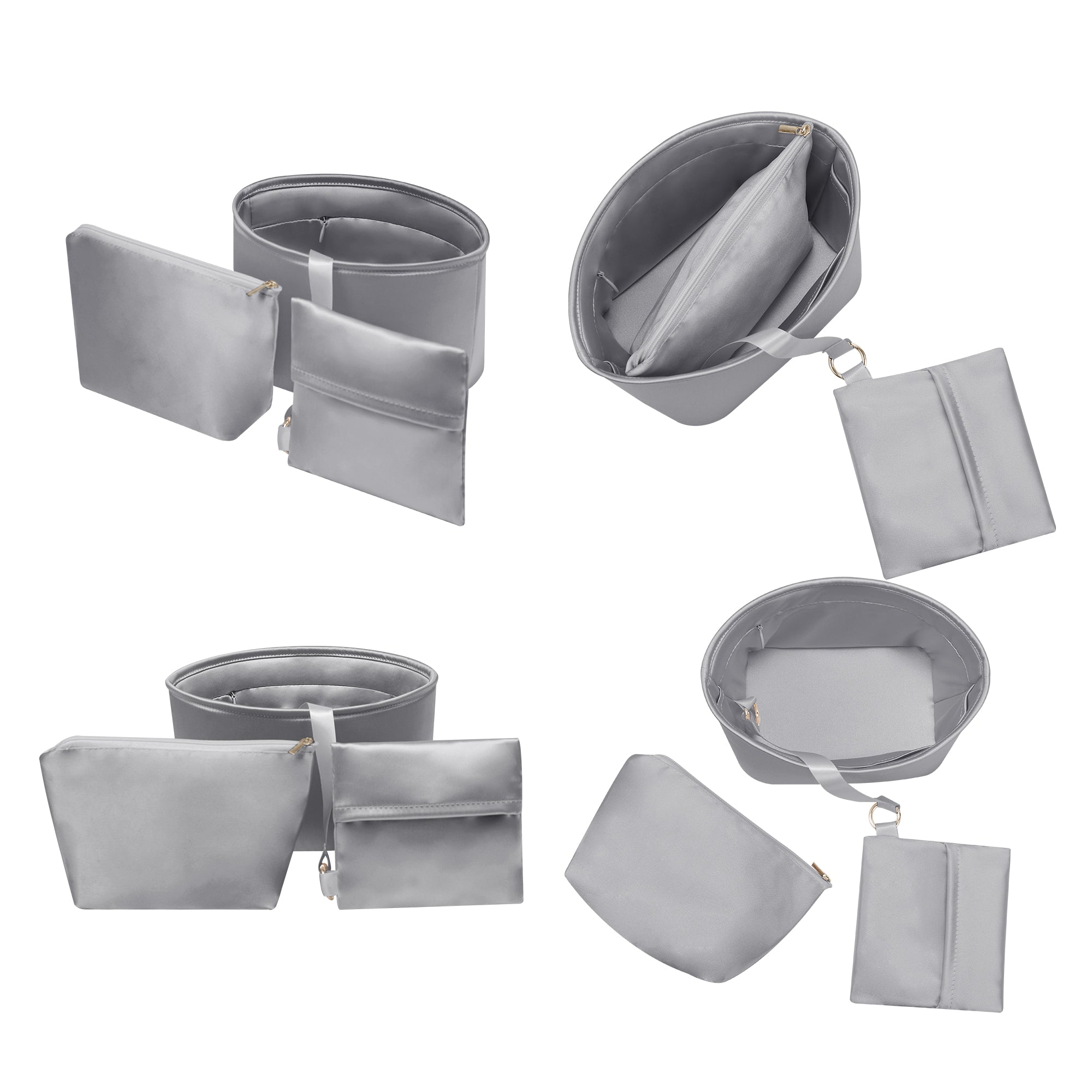 Silky Purse Insert Organizer 3 Set for Toujours Vertical Bags, Silk Touch Bag Organizer, Luxury Handbag Shaper,Lightweight and Soft Touch