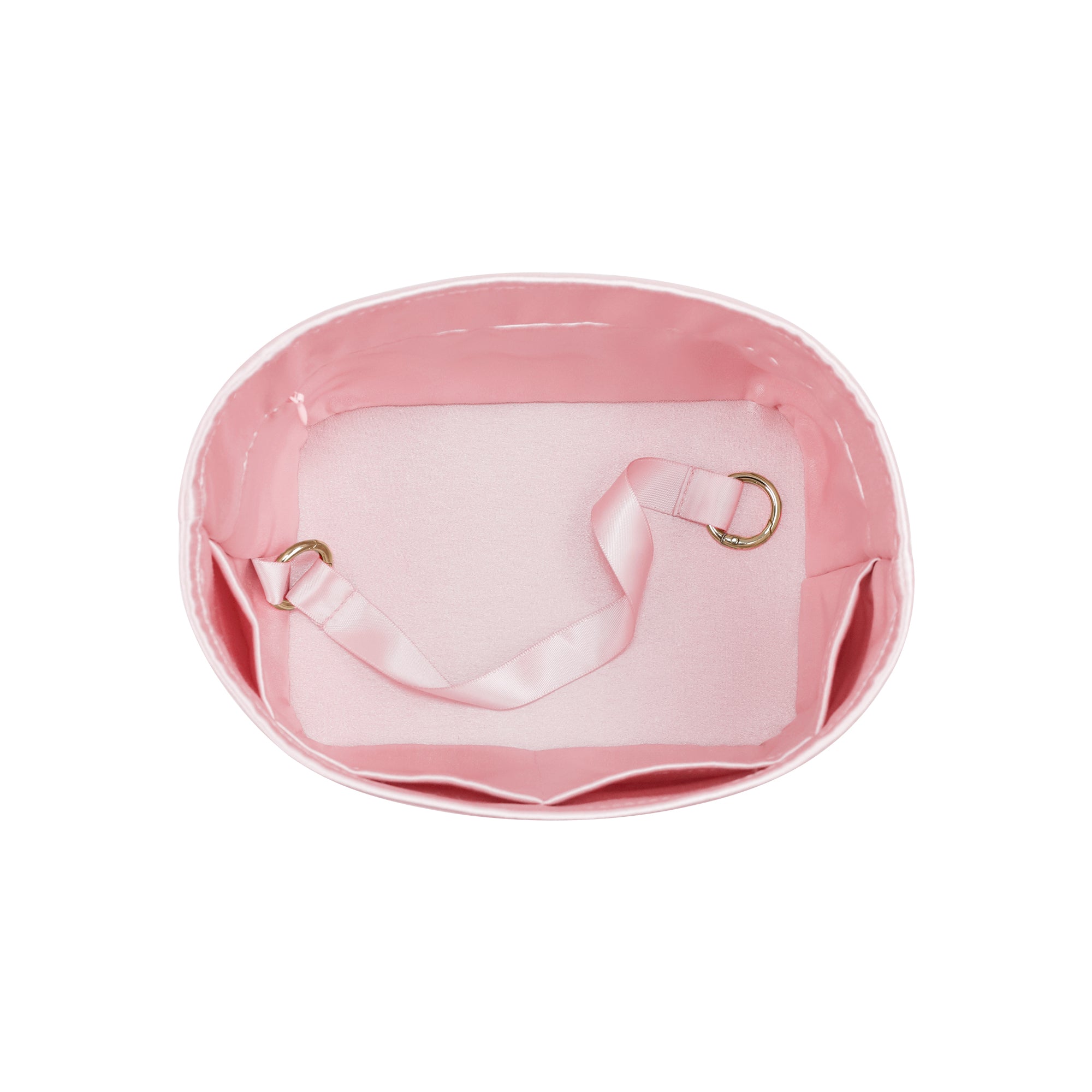 JLYZ Moon Picotin 18 Bag Insert Oval with Zipper, Purse Organizer Compatible with Hermes Picotin, Silky Bag Insert, Lightweight and Soft Touch