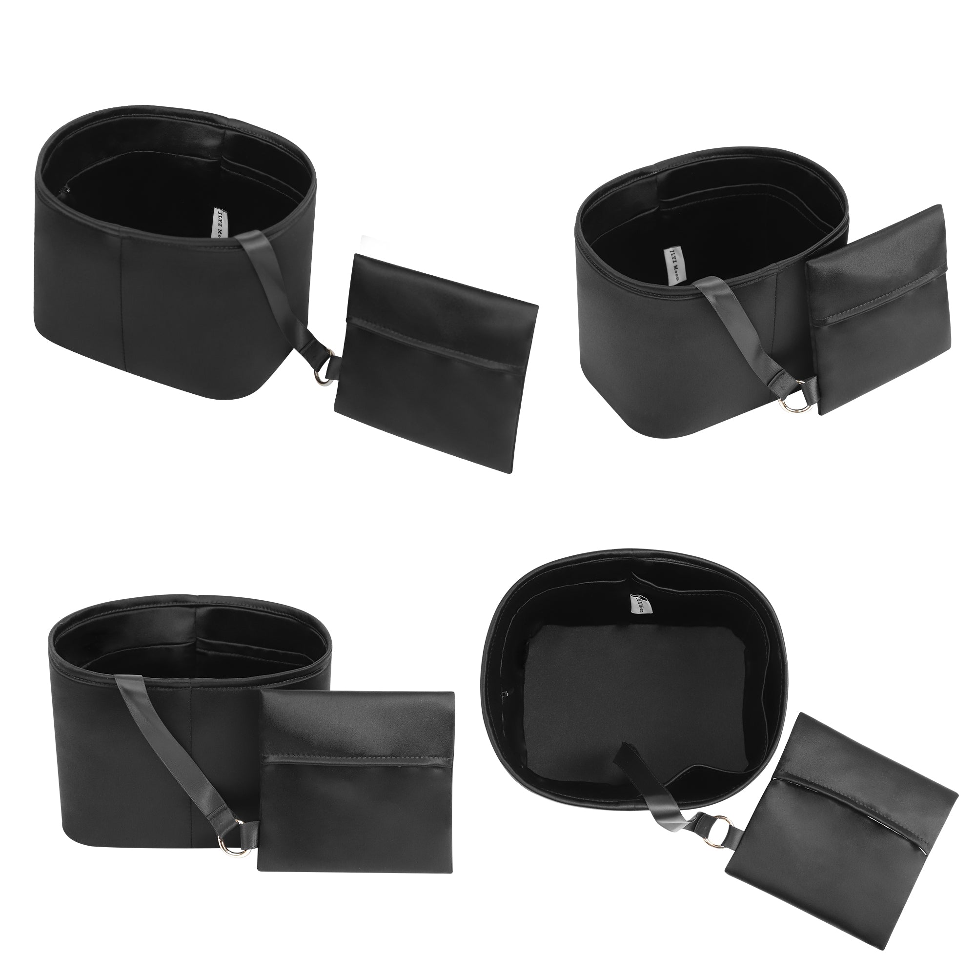 Silky Bag Insert Organizer 2 Set Fit for Picotin 18/22, Silk Liner and Storage Pouch, Fit for Hermes Picotin 18/22